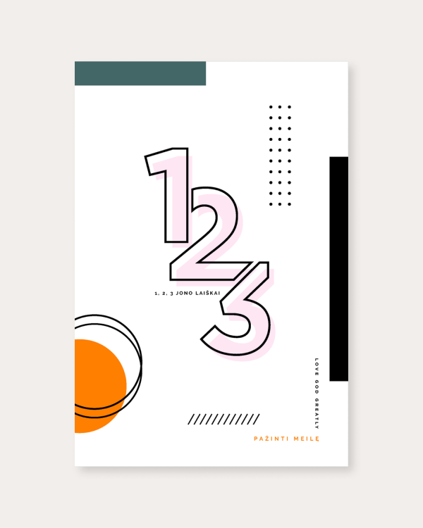 Pažinti meilę. 1,2,3 Jono laiškai